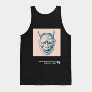 Yellow Magic Orchestra - Behind The Mask / Minimal Style Graphic Artwork Design Tank Top